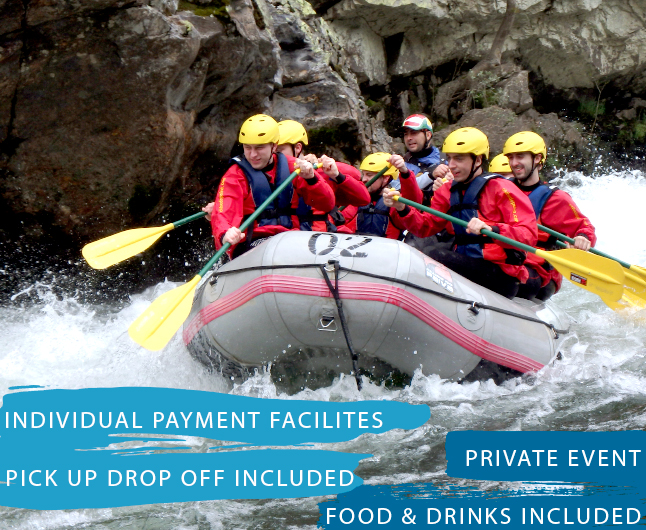 White Water<br/>Rafting

